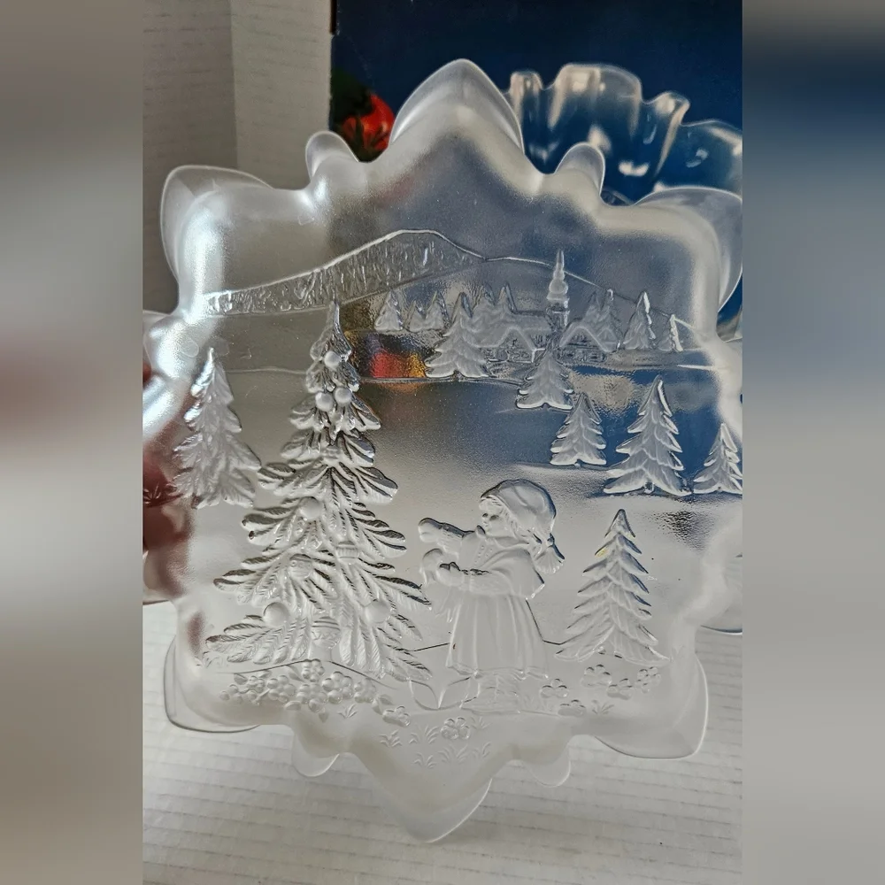 Walther Glas Chrismas Star Plate‎